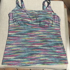 Land's End underwire tankini top.